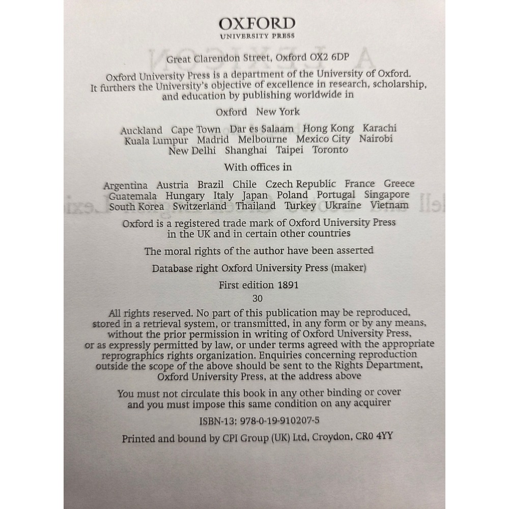 Liddell and Scott Greek-English Lexicon Abridged Oxford University Press Hard Co - Picture 5 of 5